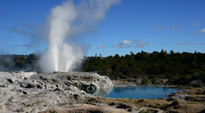School field trip for Geothermal chemistry. Te Puia Rotorua, New Zealand.