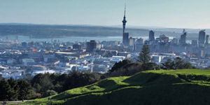Auckland views from Mount Eden