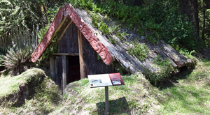 Buried village, Rotorua. Student field trip for Geography 