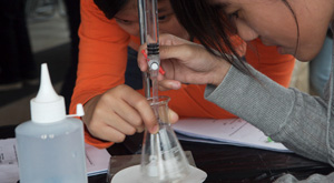 Geothermal Chemistry quantitative analysis chemistry.  School trip to Rotorua, New Zealand.