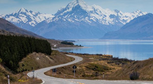 One of the most photographed roads in New Zealand - Mt Cook