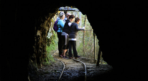 Karangahake Gorge school trip. Explore stamper batteries and other mining relics
