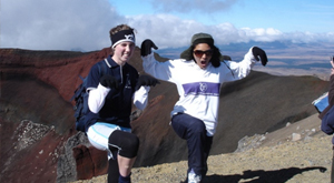 School trip to  Tongariro National Park for Geography students.
