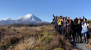 Silica rapids walk. Earth Science field trip, Tongariro National Park.