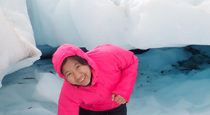 South Island student tour. Franz Josef glacier walk.